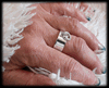 6 mm. O-ring i Äkta silver.