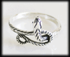 Liten nätt orm ring i Äkta silver.