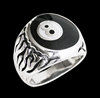 Eightball ring.