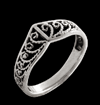 Vacker filigran ring i Äkta silver.