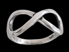 Infinity ring i Äkta silver.