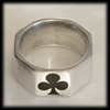 Fet ring med kortlek " one of a kind".