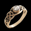 Keltisk ring i brons.
