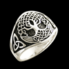 Livets träd i ring - Yggdrasil ring i Äkta silver.