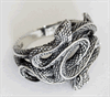 "Snakebite" ormring i Äkta silver.