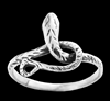 Liten nätt orm ring i Äkta silver.