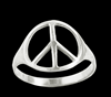 PEACE ring i Äkta silver.