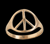 PEACE ring i Brons.