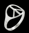 PEACE ring i Silver.