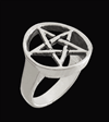 Pentagram ring i Silver.