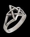 Litet Pentagram i Silver.