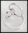 En mycket trendig ring i Äkta silver.