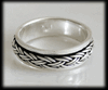 5.5 mm. Spinner/ ADHD ring i Äkta silver.