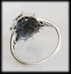 Spindel ring i Äkta silver. 