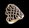 Elegant brons ring.