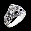 Vikinghjälm ring i Äkta silver.